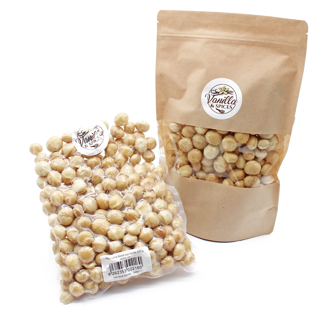 Macadamia Nüsse aus Kenia, 4 kg, zertifiziert